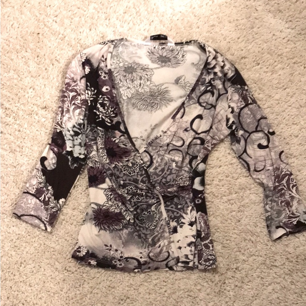 BH Petite Wrap Top